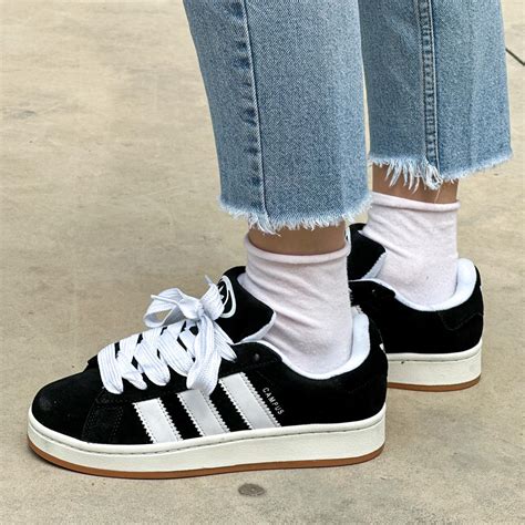 adidas campus bruin zwart|adidas campus 00s dames.